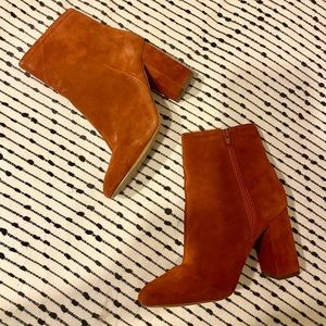 UO Rust Suede Ankle boots